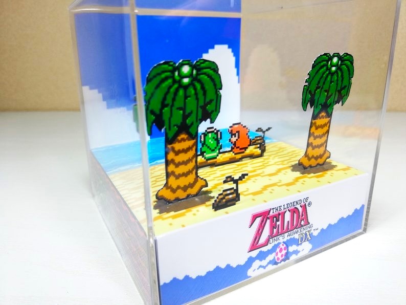 Zelda: Link's Awakening - Beach Scene